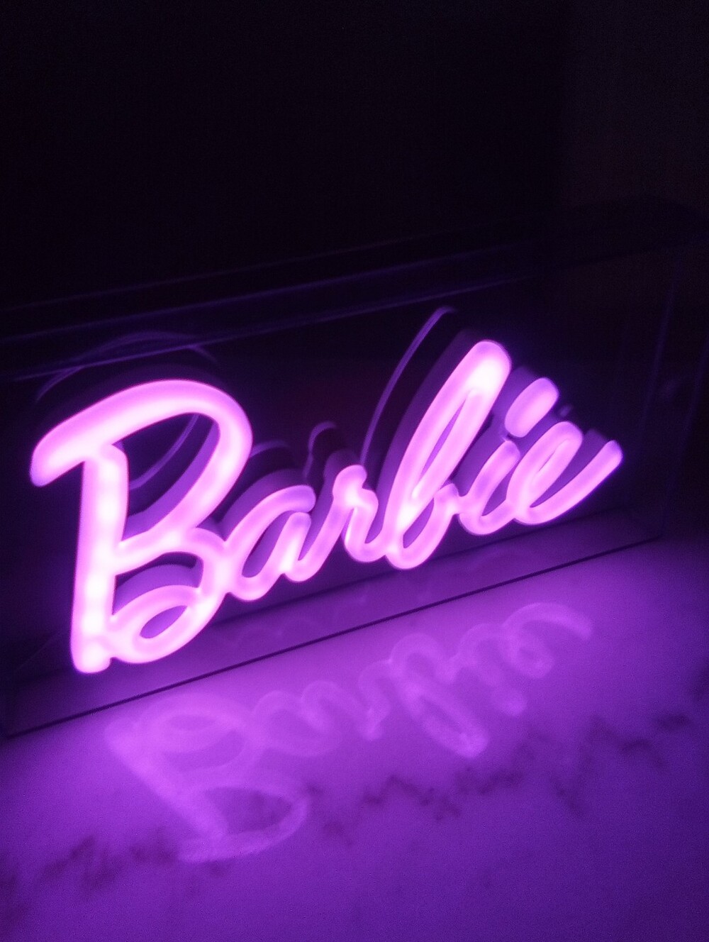 Neon Barbie Wall Light